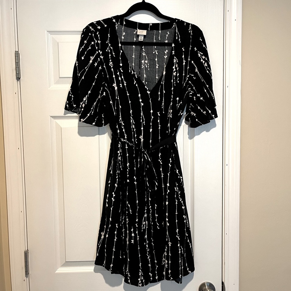Black and white dress